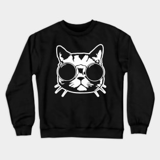Cat Glasses Crewneck Sweatshirt